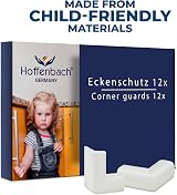 Hoffenbach 20x Baby Corner Protectors Soft Foam Edge Guard White view 8