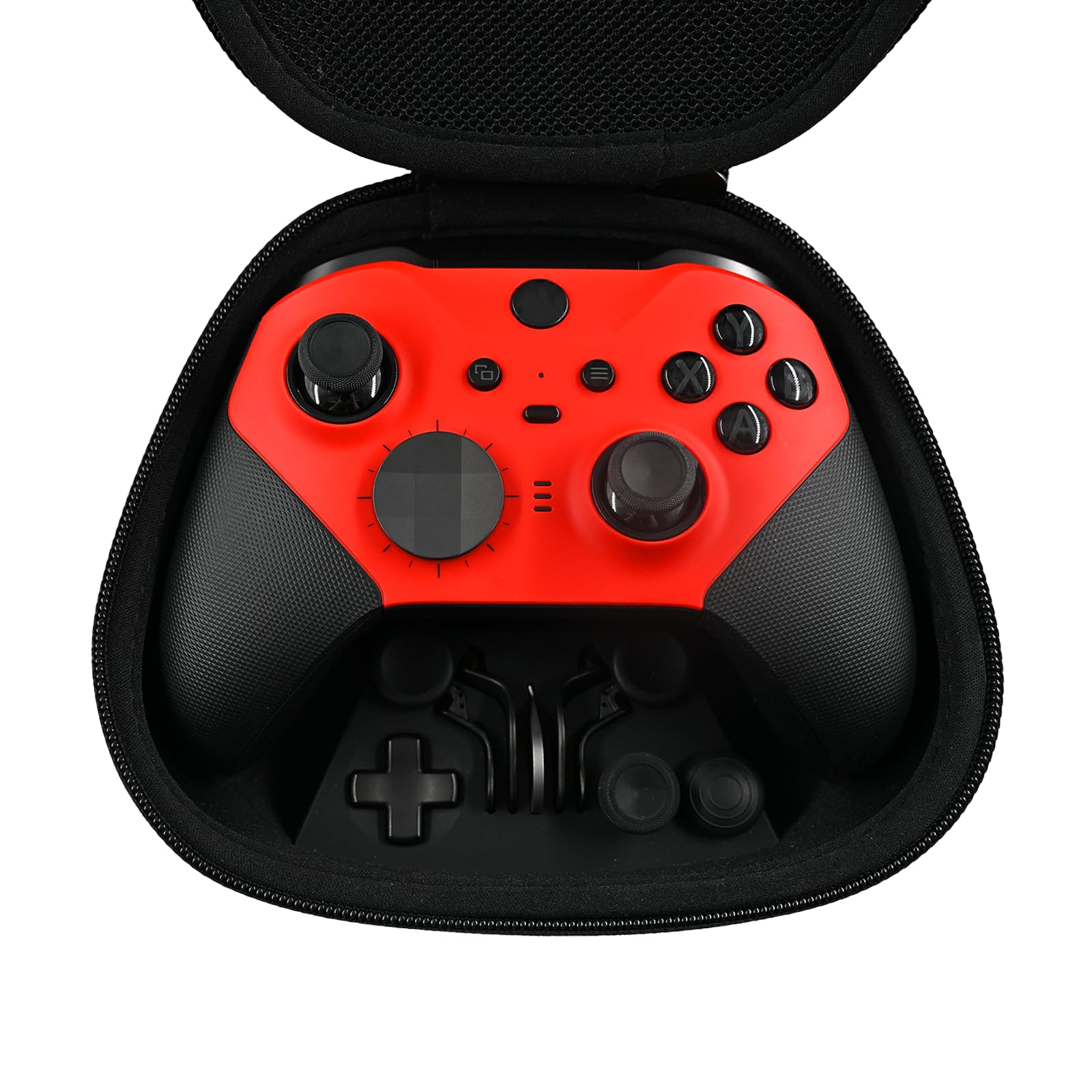 Photo 1 of Customized Elite Series 2 Controller-Vest Red,Gamepad Compatible with Xbox Elite Series 2 Controller,Custom Soft Touch Feel,Gaming Controller Compatible for Xbox Series S/X,Xbox One,With Accessory Bag [xbox_series_s]