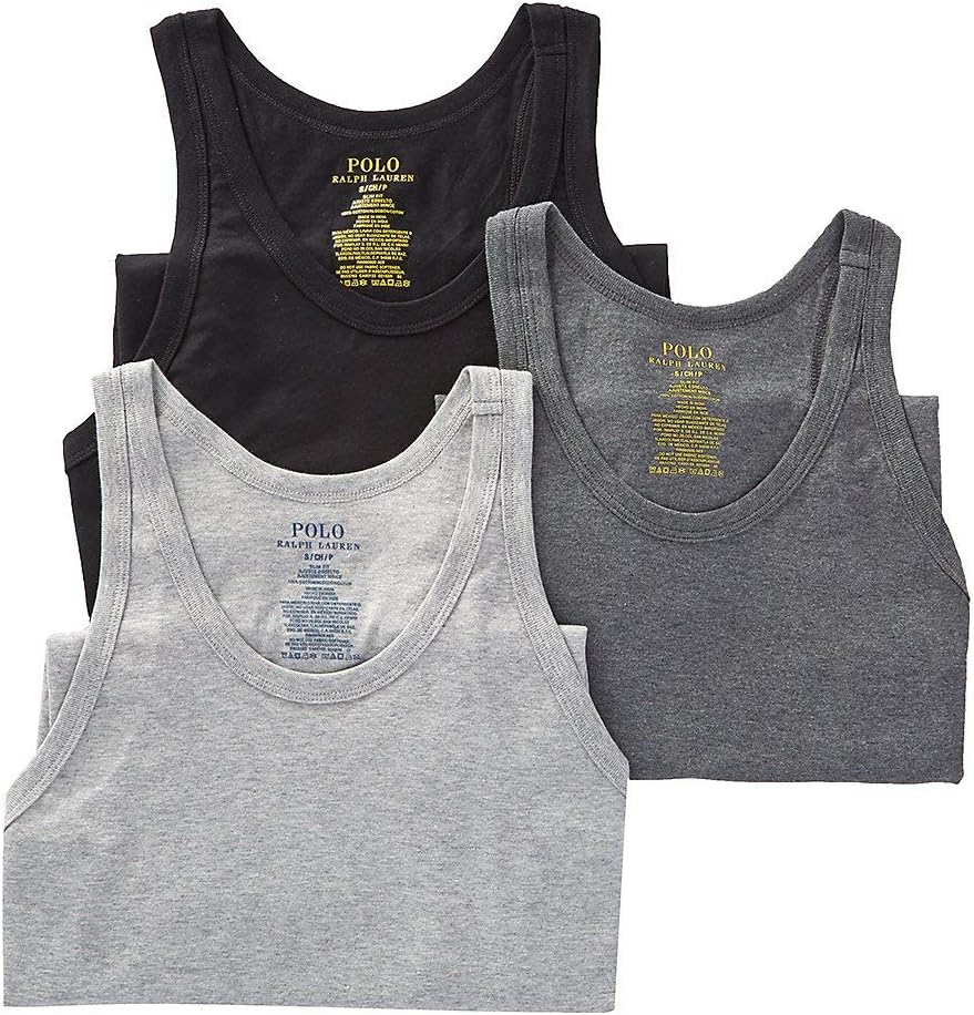Classic Slim Fit Cotton Tanks 3-Pack