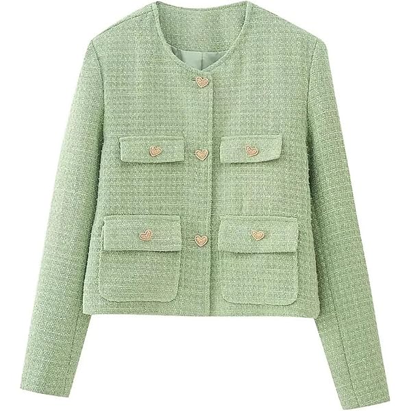 2025SS✨Lisière Bisentino Tweed Jacket Generation Love Eliza Tweed Double-Breasted Blazer | Saks