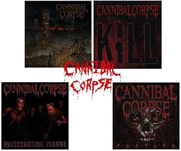 Cannibal Corpse Cannibal Corpse Cannibal Corpse 4 Cd Pack A Skeletal Domain 2014 Kill 2011 Evisceration Plague 2009 Torture 2012 Amazon Com Music