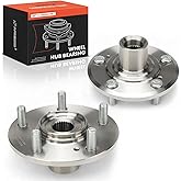 A-Premium 2 x Front Wheel Hub with 5-Lug Compatible with Honda CR-V CRV 1997-2001, Prelude 1997-2001