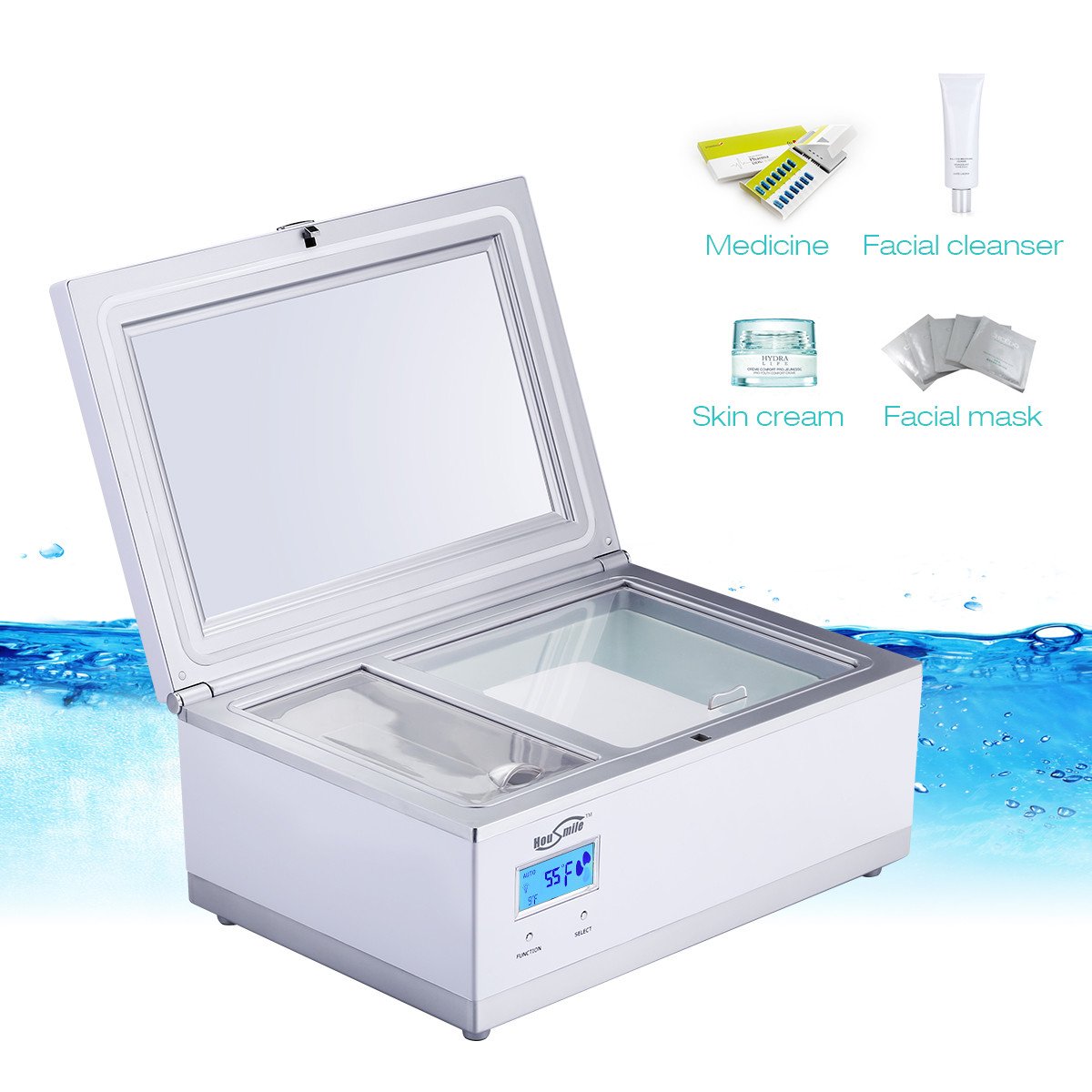 Housmile 3L Portable Cosmetic Refrigerator, Electric Cooler Mini