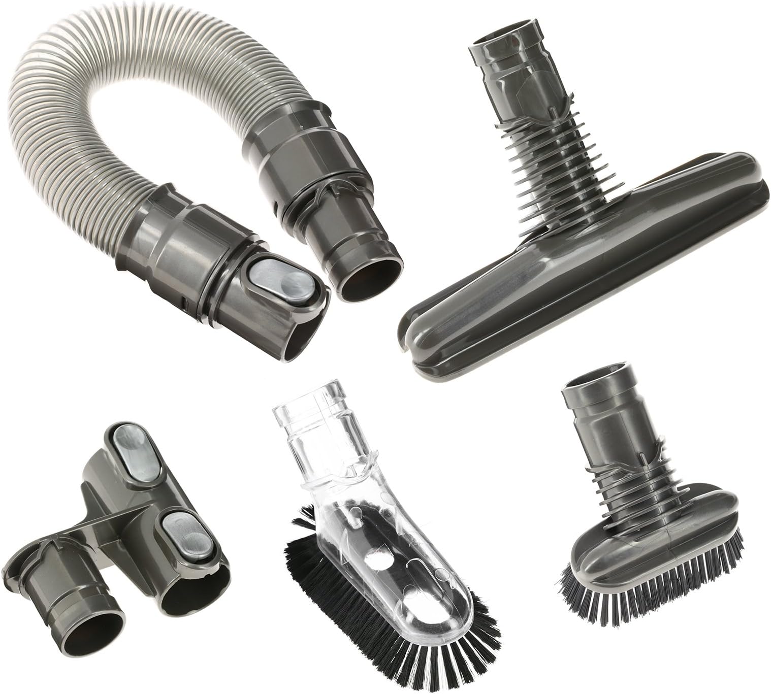VACSPARE Hose Tool Kit Accessory Set Compatible with Dyson DC16, DC30, DC31, DC34, DC35, DC43, DC44, DC56, DC58, DC59, DC61, SV03, SV05, SV06, V6 Cordless Vacuum Cleaners