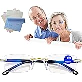 DXESWV Auto Focus Glasses Self Adjusting For Men & Women, Adjustable Intelligent Dual Focus Glasses Far And Near