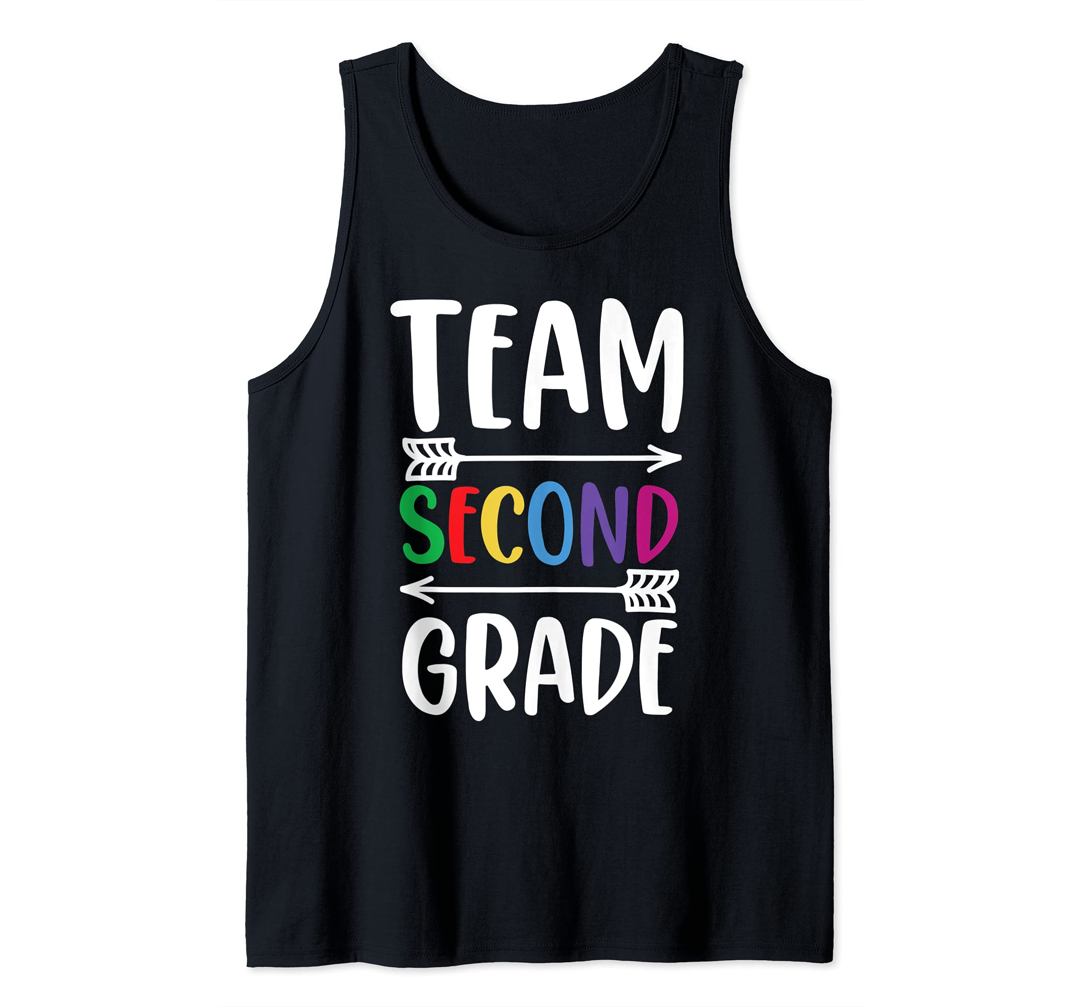 Team Second Grade Teacher Student Last Day Of School Cute Tank Top