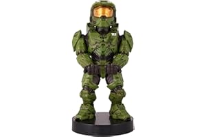CABLEGUYS Cable Guys - Halo Figures Master Chief Infinite Gaming Accessories Holder & Phone Holder for Most Controller (Xbox, Play Station, Nintendo Switch)
