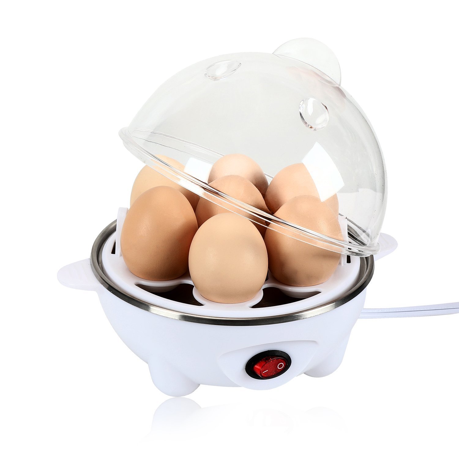 Electric Egg Cooker Egglets Maker Steamer Boiler 7 Capacity Automatic