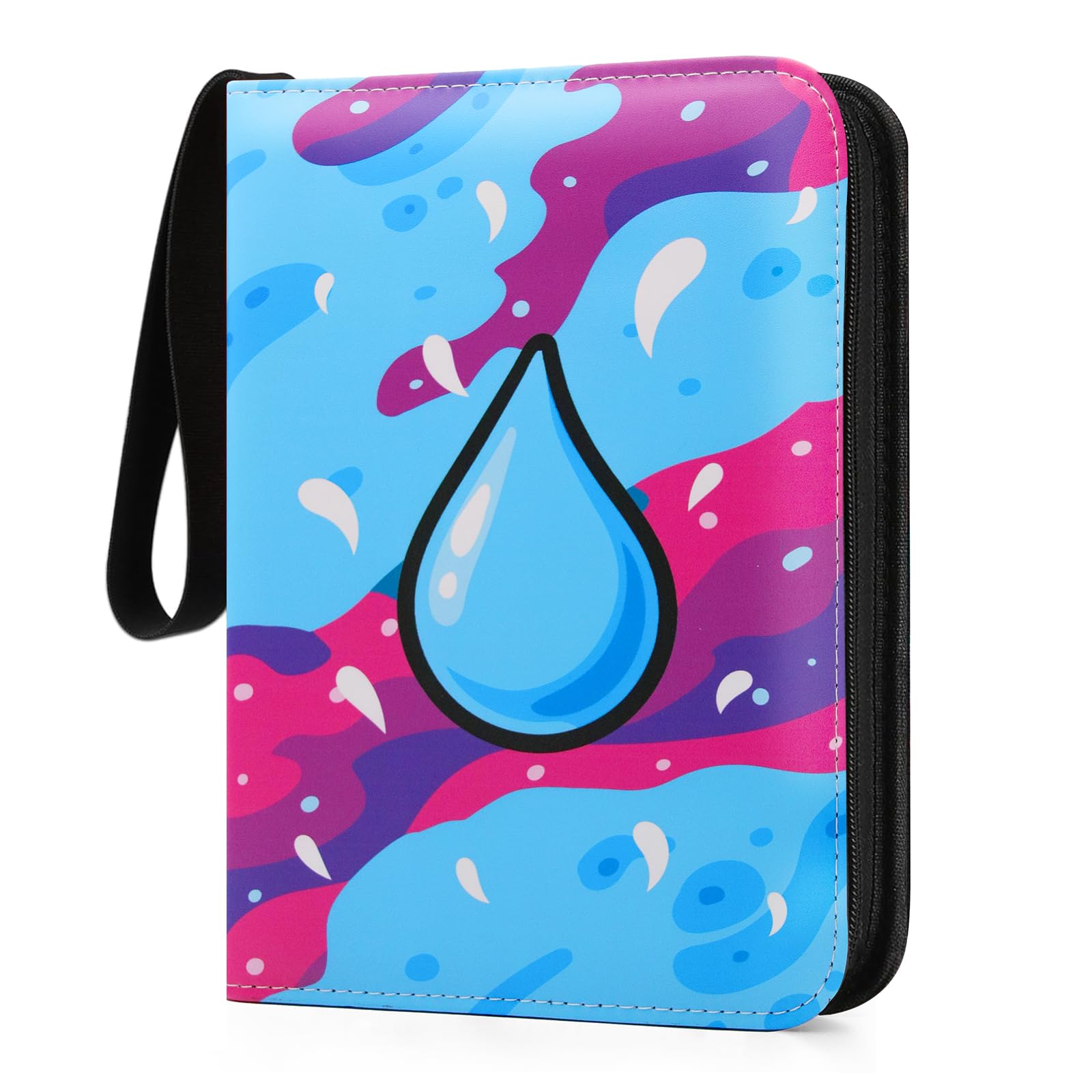 Card Binder 440 Pockets, 4-Pocket Trading Card Holder Collection Album with 55 Sleeves Blue