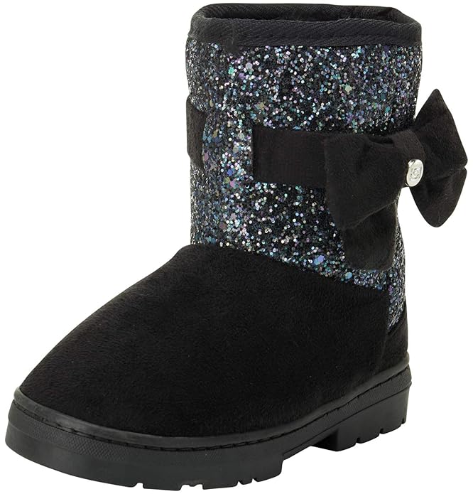 Buy bebe Girls Winter Micro Suede Boots with Rhinestone Embellished