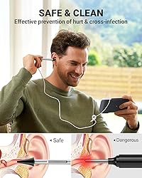 Anykit Digital Otoscope with Gyroscope, 4.5 Inches