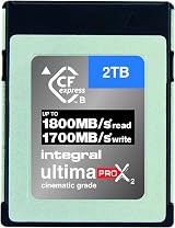 Integral 2TB CFexpress Type B 2.0 Memory Card 1800MB/s Read 1700MB/s Write view 2