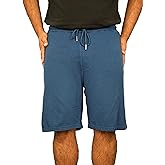 Soft & Simple - Organic Bamboo Viscose and Cotton Blend Terry Shorts - 3 Pockets - Men's/Women's Athleisure