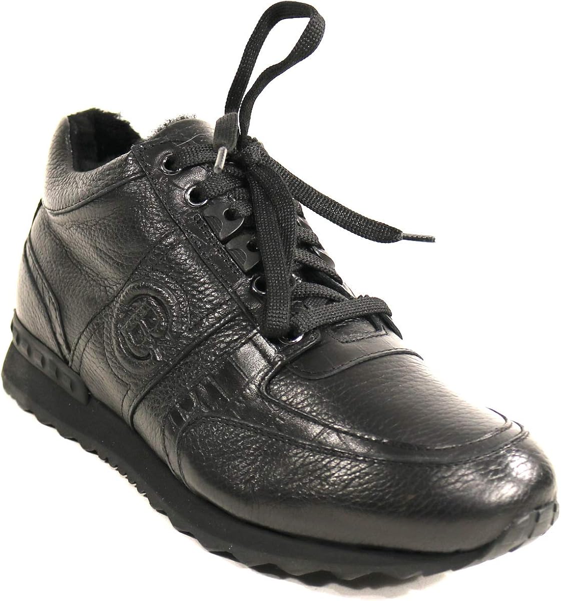 black winter sneakers