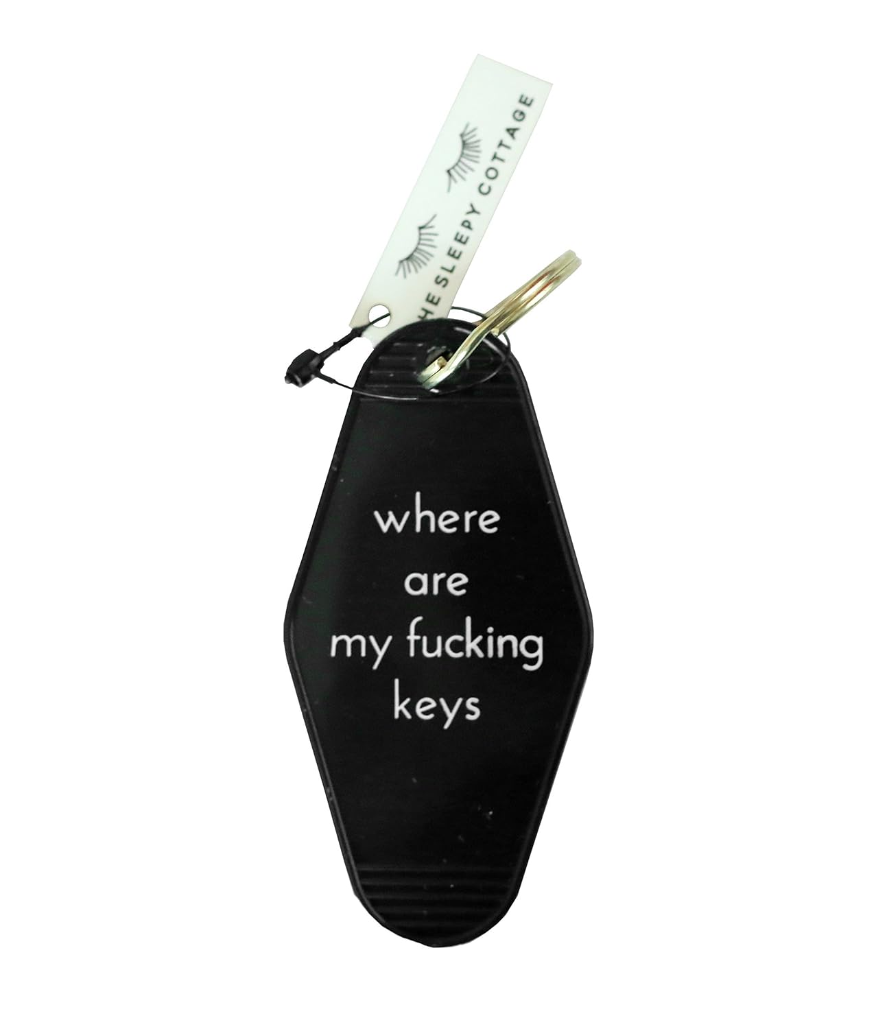Where Are My Fucking Keys Motel Keyring Handmade