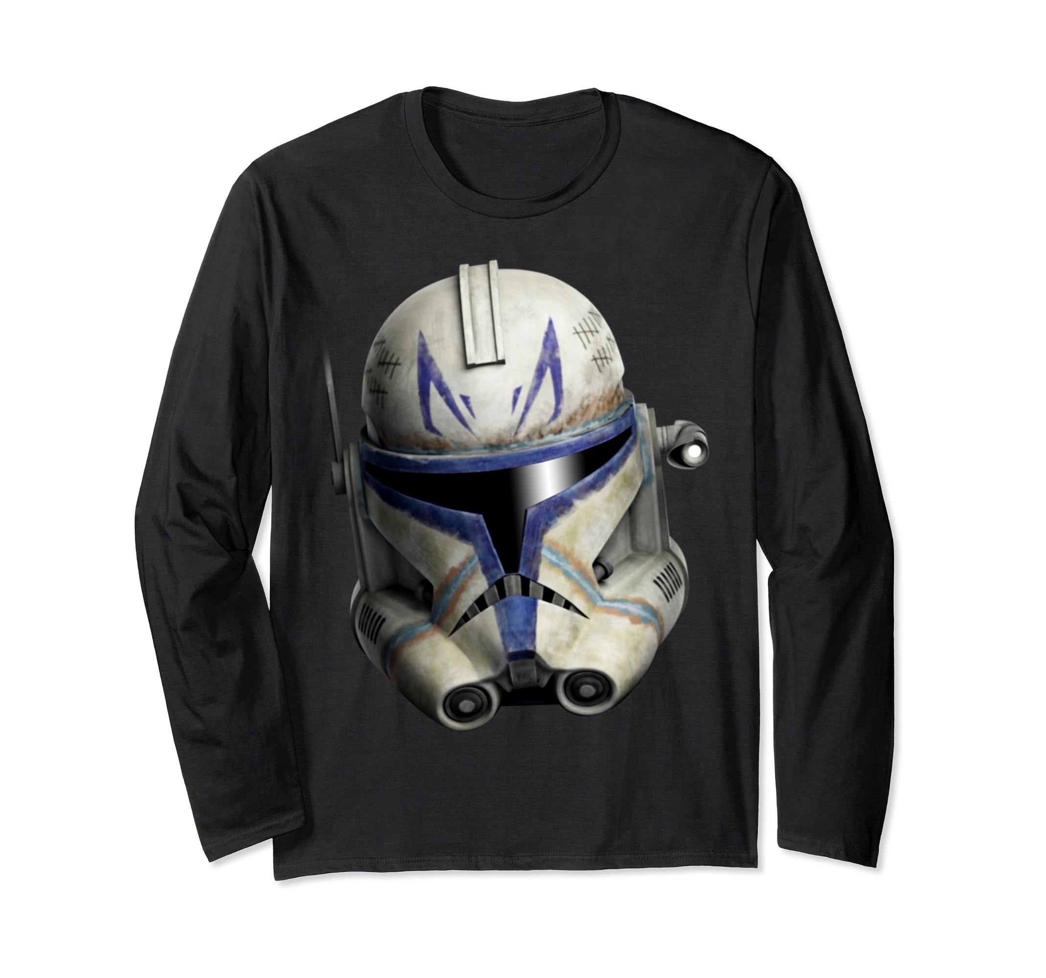 Star Wars: Clone Wars Clone Commander Rex Big Face Long Sleeve T-Shirt