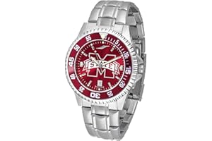 SunTime Men's Competitor 40mm Quartz Watch, 20mm Stainless Steel Strap, Team Color Dial and Bezel