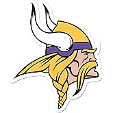 NFL Siskiyou Sports Fan Shop Minnesota Vikings Auto Decal 8 inch sheet Team Color