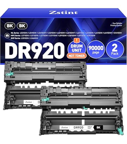 E-Z Ink Unità Tamburo DR920 Rigenerata (2 Pezzi) – Compatibile Brother HL-L6210DW, MFC-L5710DW, 45000 Pagine - 3