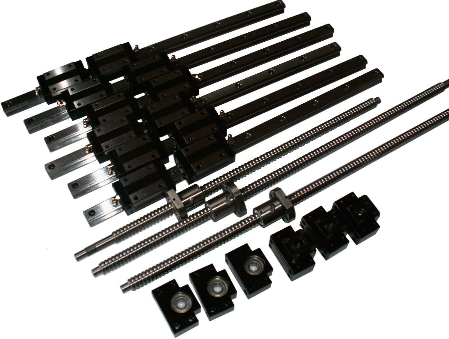 Joomen CNC 20MM Width Guideway Rail RM1605-400/700/700MM ballscrew Linear Motion Kit