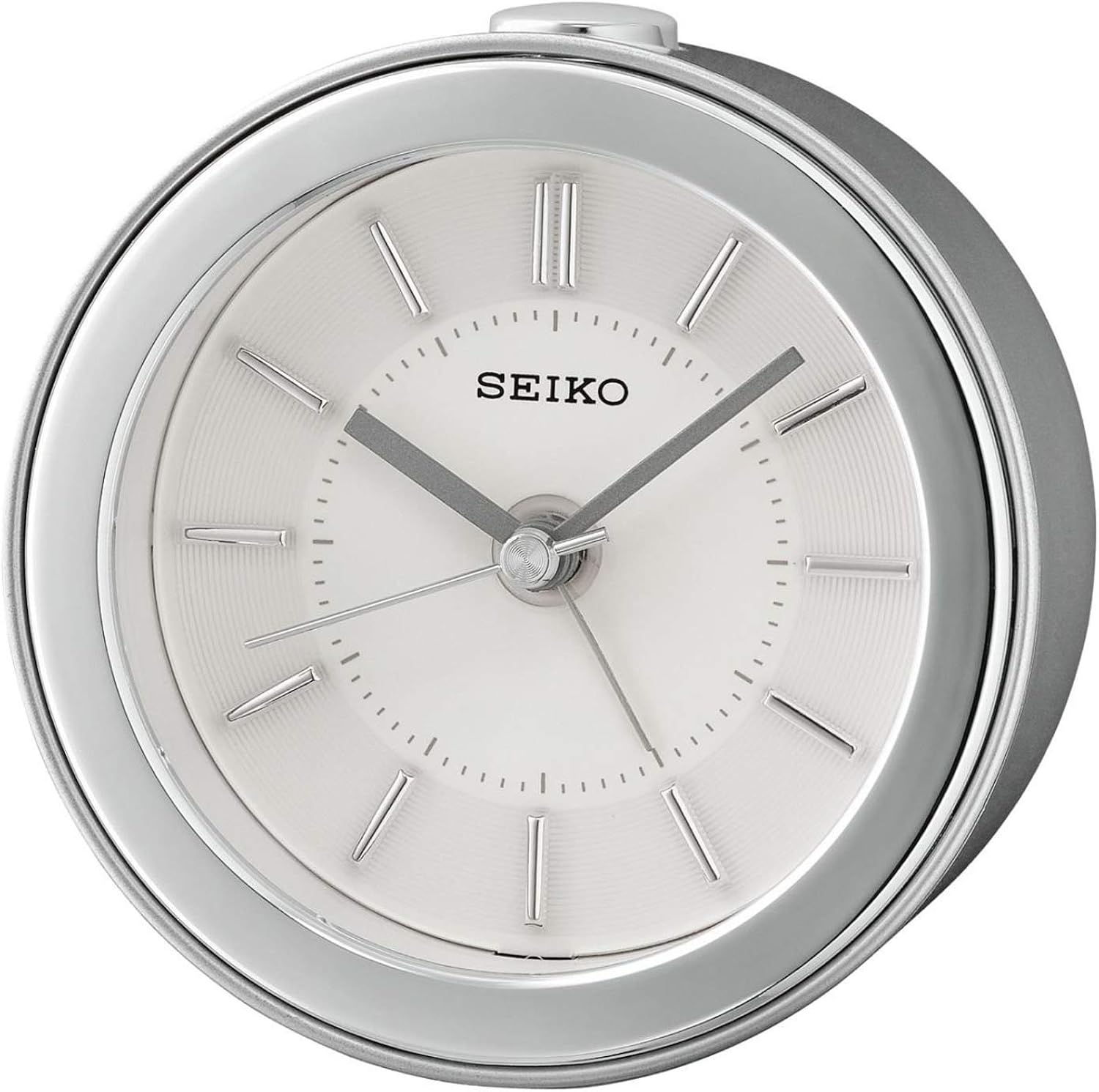 Seiko Horloge Plastique Motif Bois QHP011A - Réveil Avec Secondes Silencieuses