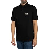 Armani Exchange Men's Cotton Jersey Box Logo Polo Shirt