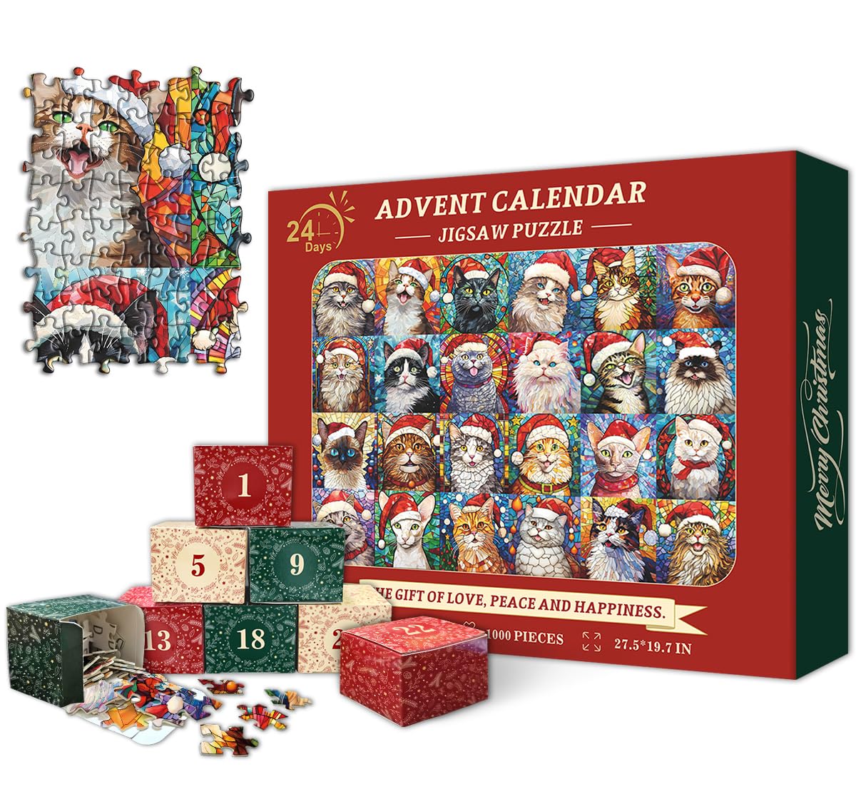 PICKFORU Christmas Advent Calendar 2024 Puzzles For Adults 1000 Pieces PICKFORU Christmas Advent Calendar 2024 Puzzles For Adults 1000 Pieces