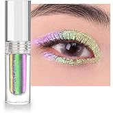 CHARMACY Liquid Duochrome Eyeshadow, Metallic Eye Looks, Long Lasting Glitter Eye Shadow Sets Metallic Pigments, Quick Drying, Sparkling Shiny Eye Makeup for Beginners, 1.6g (#01)