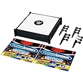 Mattel WWE Superstar Ring, 14 inches with Spring-Loaded Mat, 4 Event Apron Stickers &amp; Pro-Tension Ropes for WWE 6-inch Action Figures