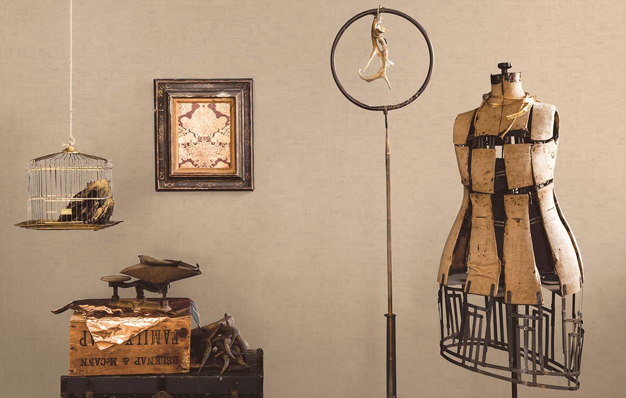 Galerie G56210 Steampunk Wallpaper, Yellow/Gold, Full roll (10M x 53 cm) - Image 4