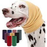 AOOLMOL Dog Calming Hoodie Quiet Head Cover Sleeves Anxiety Relief/Noise Protection - Grooming - Thunder - Fireworks