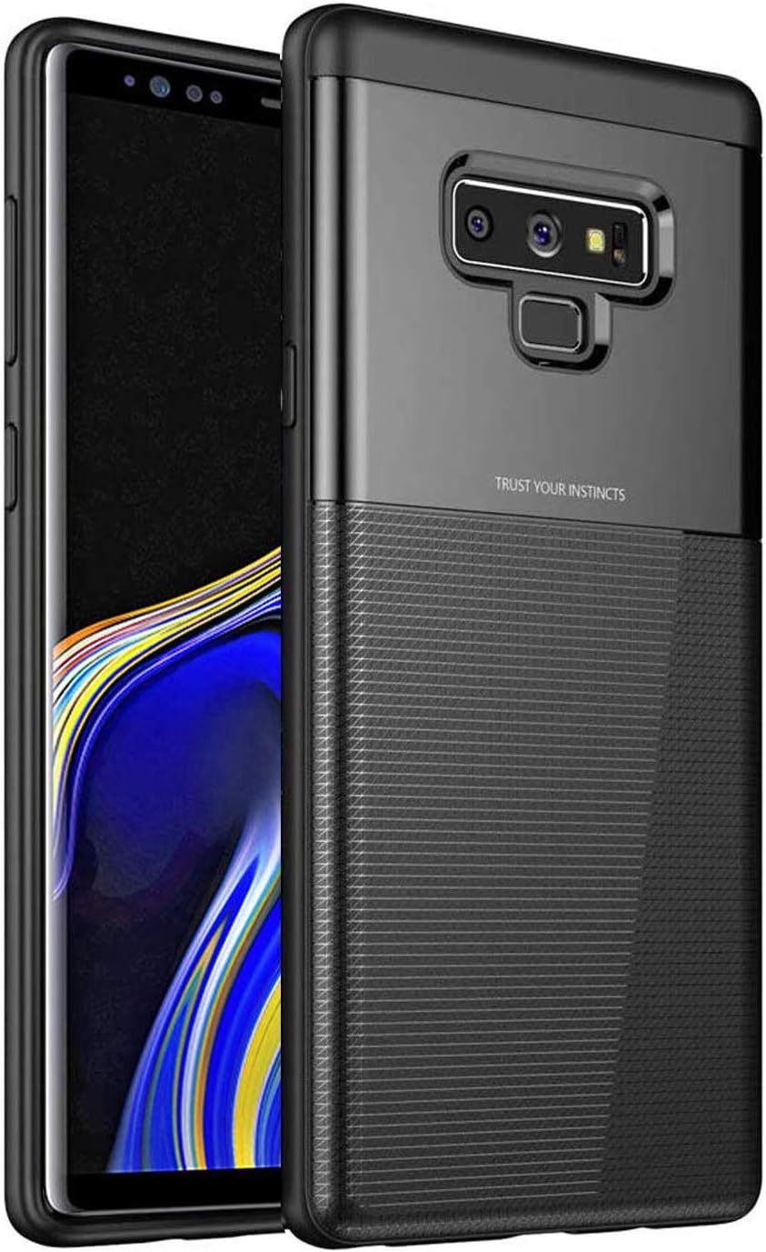 Note9 Case Compatible With Samsung Galaxy Note 9 Phone Cover New Slim Sam 9Note Gaxaly Cases Samsum 9Note Not9 Galaxynote9 Bumper 6.3inch (Black)