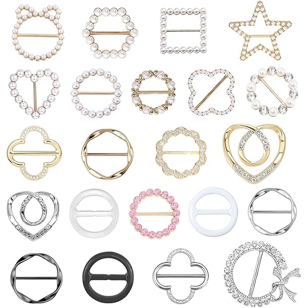 Écharpe Clip Anneau Écharpe Boucle Glisser T-shirt Clip Anneau Ovale En Plastiqu