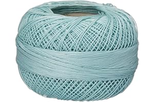 Lizbeth Size 80 HH80660 HH80 Cotton Thread 184 Yds 10 Grams, Country Turquoise Lt.