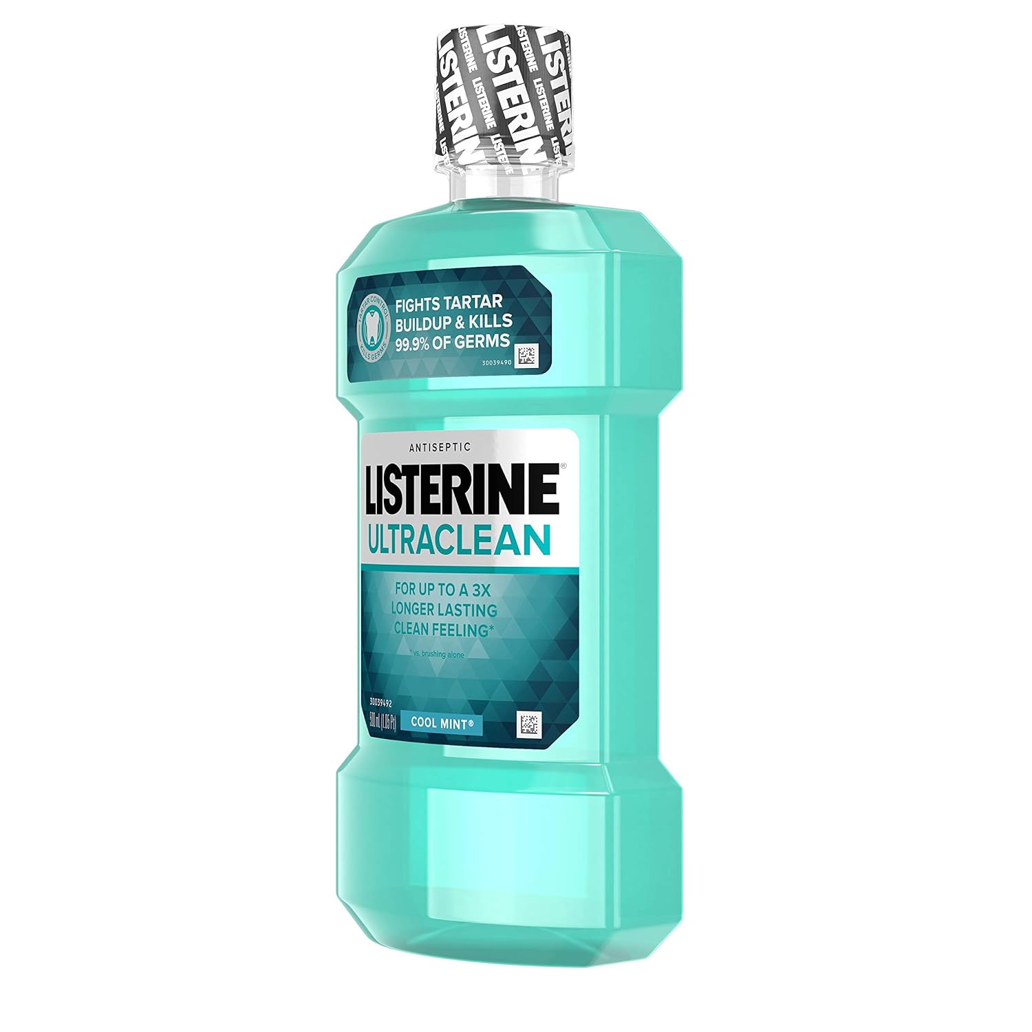 Listerine Ultraclean Oral Care Antiseptic Mouthwash with Everfresh Technology to Help Fight Bad Breath, Gingivitis, Plaque and Tartar, Cool Mint, 500 ml : Toothpastes : Beauty
