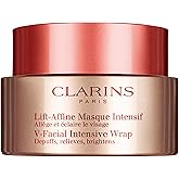 Clarins V-Facial Intensive Wrap Face Mask | Award-Winning Facial Contouring Mask | Visibly Reduces Puffiness and Swelling Caused by Stress,Heat and Hormonal Changes | Promotes Even Skin Tone | 2.5 Oz