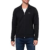BOSS mens Sporty Regular Fit Zip Up Cotton Jacket