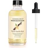 Soothing House Warm Vanilla Bean Body Oil - Moisturizing Body Oil for Soft, Glowing Skin with Almond & Jojoba Oil (4 fl oz)