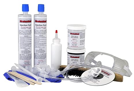 DIY Concrete Foundation Crack Repair Kit (10 ft) - The Homeowner's
