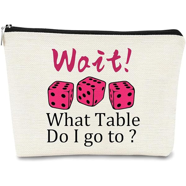 JNIAP Kosmetiktasche 'Can't Talk And Roll' – Lustiges Bunco-Geschenk, 23,5x17 Cm, Wasserabweisend