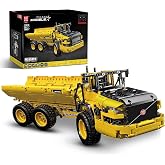 Mould King 17010 Engineering Dump Truck Building Block Kits, MOC Building Blocks Set to Build, Gift for Age 14+/Adult Collections Enthusiasts(1888 Pieces with Motor/APP Remote Control)