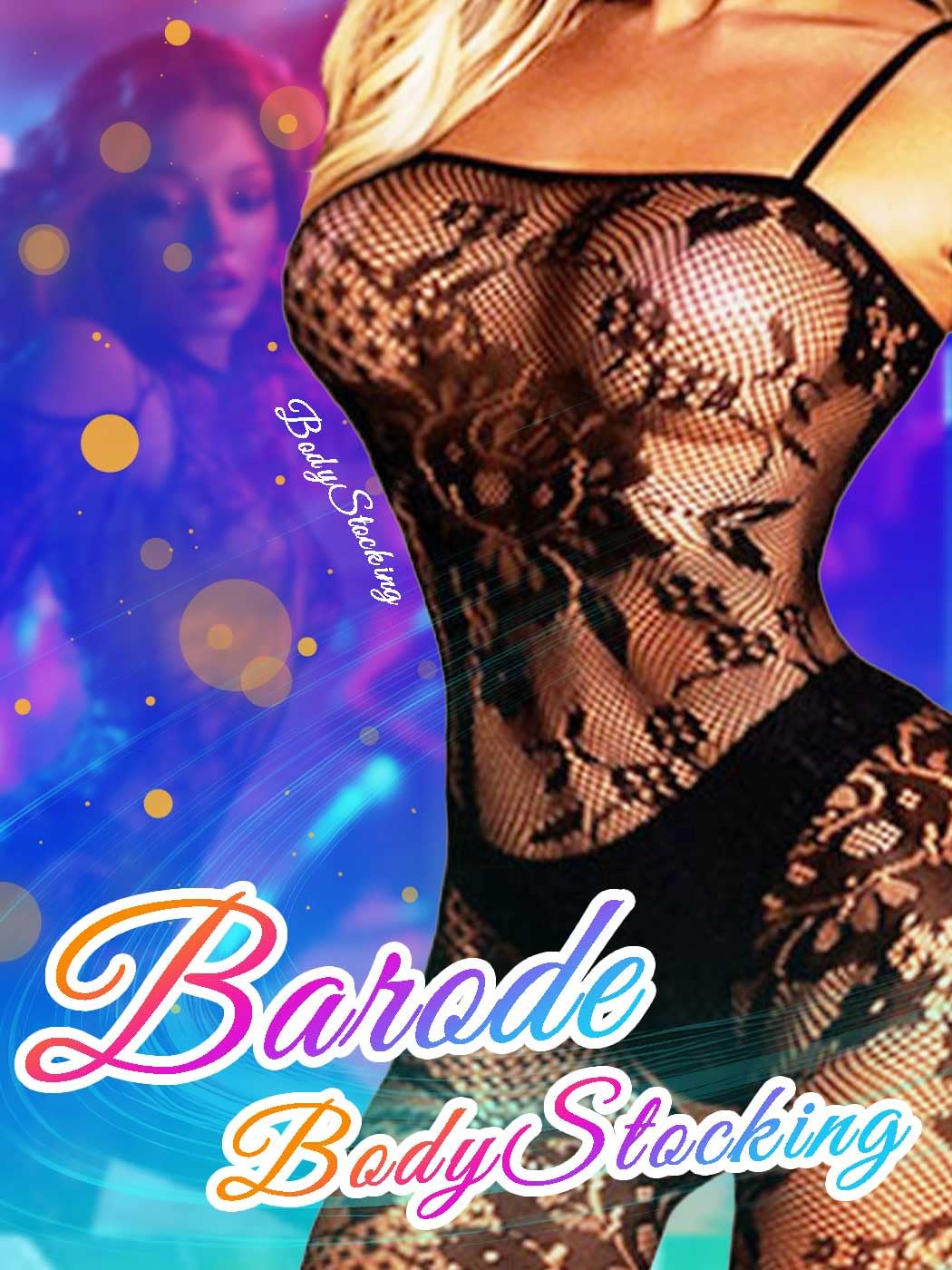 Barode Women’s Fishnet Bodysuit Sexy Body Stockings Lingerie Mesh Babydoll Teddy Sleepwear Tight Bodystocking