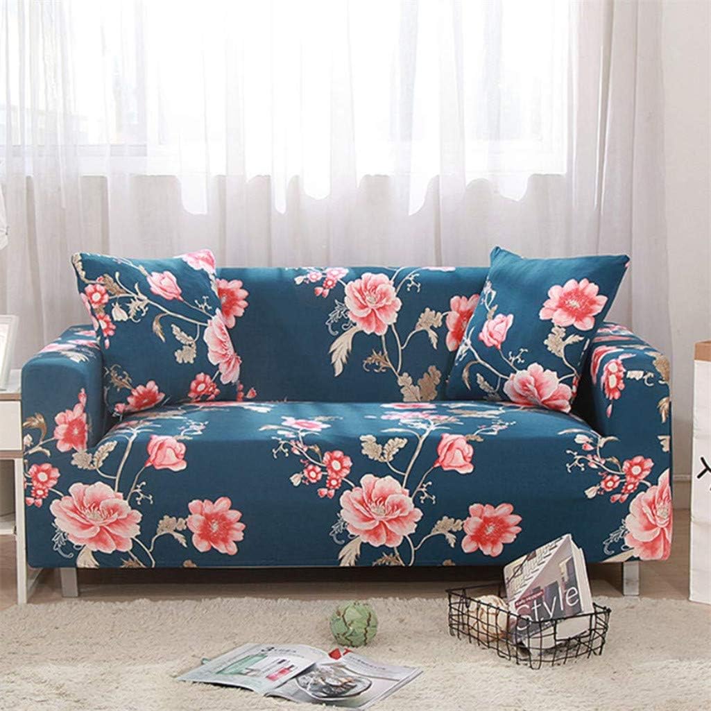 Stretch Slipcover Fitted Furniture Protector Print Sofa Cover Stylish Couch Cover with 2 Pillow Cases for Loveseats/Sofas/Sectional Couches,3 Seater-Youth