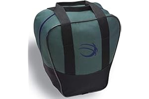 BSI BOWLER'S SUPERIOR INVENTORY, INC. BSI Nova Bowling Bag for Men & Women – Single Ball Tote with Compact Shoe & Accessory Storage