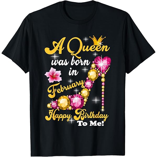 Amazon.com: A Queen Was Born In May Happy Birthday To Me T-Shirt