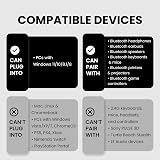 Avantree DG45 USB Bluetooth 5.0 Adapter for Windows 11/10/8.1/8 33ft view 3