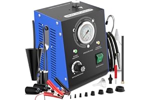 Wodli Automotive Smoke Machine Leak Detector Built in Air Pump, EVAP Automotive Smoke Tester with Adjustable Pressure Gauge for Vacuum Leaks, Smoke Tester Automotive for DC 12V Vehicle Pipe Systems