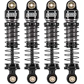 INJORA 40mm Big Bore Aluminum Oil Shock for SCX24, Black
