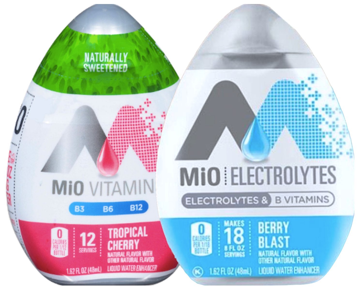 Mio Vitamins Tropical Cherry & Mio Electrolytes Berry Blast B Vitamins