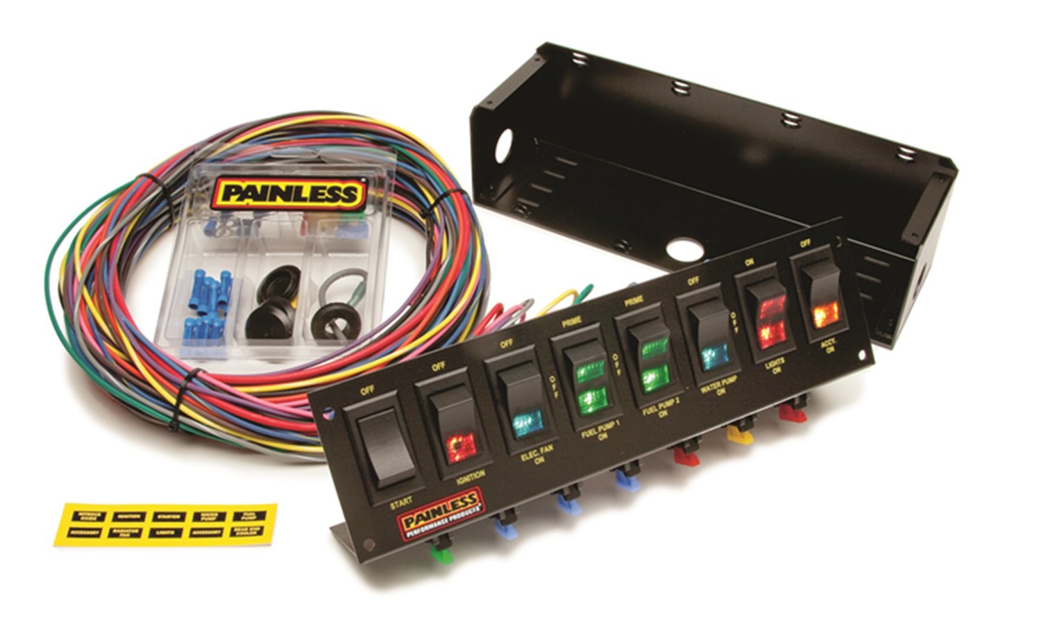 Painless Wiring 50303 Race Car 8 Switch Panel eBay